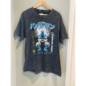Batman T-Shirt The Dark Knight Super Hero Japanese Anime Style Mens